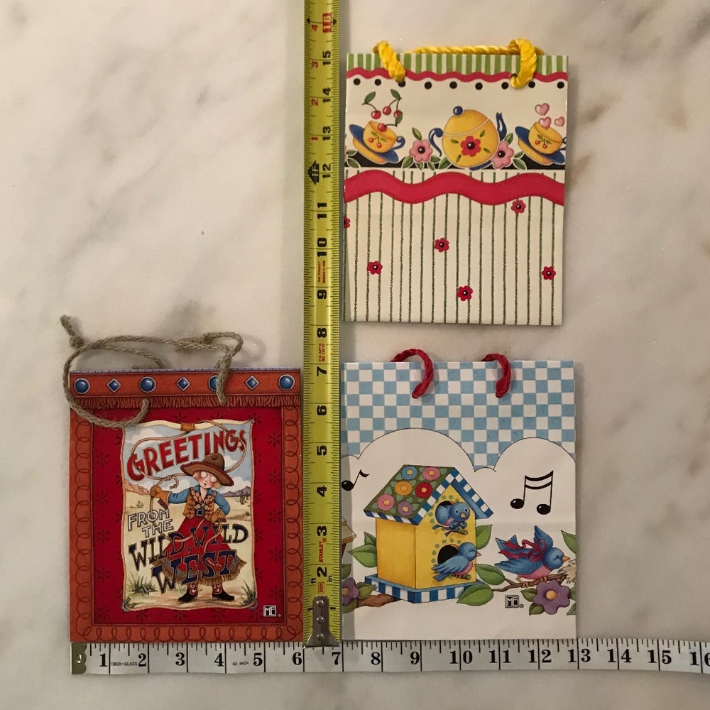 Vintage Mary Engelbreit Set of Gift Bags
